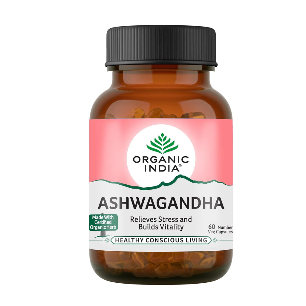 Organic India Ashwagandha Caps - Distacart