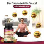 Jagat Pharma Ashwagandha Capsules | Helps Relieve Stress and Anxiety - Distacart