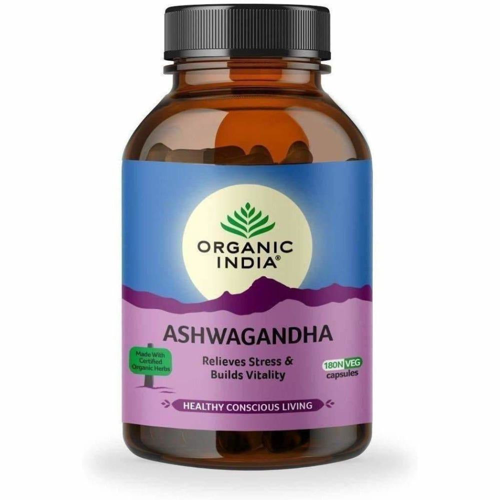 Organic India Ashwagandha Capsules - Distacart