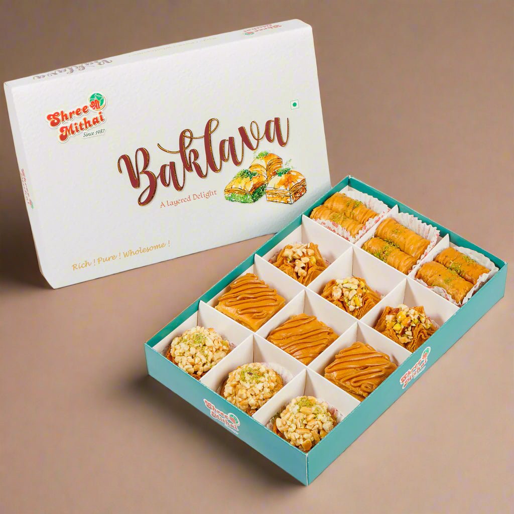 Shree Mithai Assorted Gourmet Baklava - Distacart