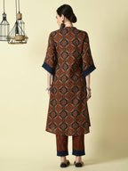 Myshka Women's Multi A-Line Printed Kurta