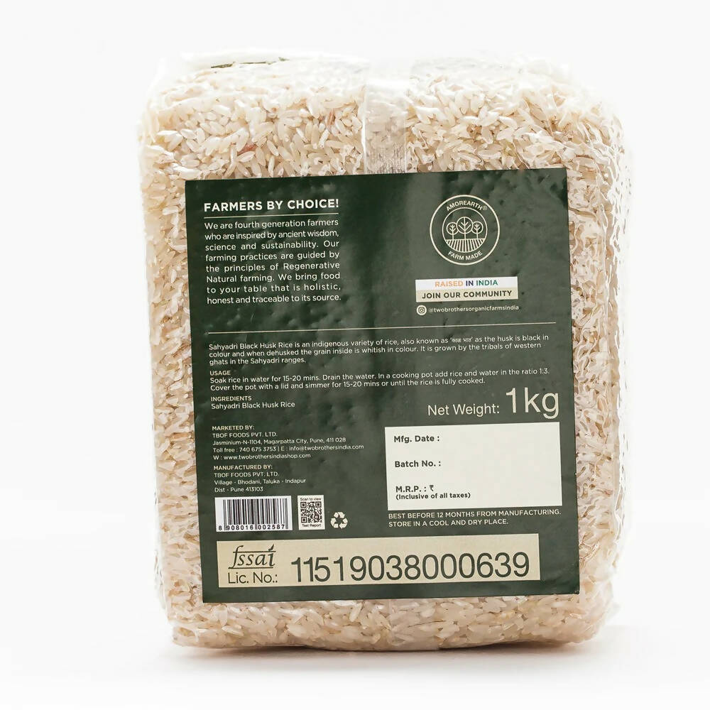 Two Brothers Organic Farms Sahyadri Black Husk Rice