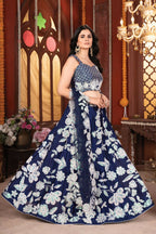 Eilara Flower Designer Lehenga For Wedding Reception