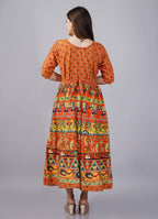 Vamika Multicolor Cotton Printed Party/Casual Wear Kurti (GAM25K)