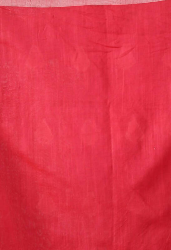 Mominos Fashion Moeza Rose Pink All Over Buti Handloom Silk Saree with unstitched Blouse piece - Distacart