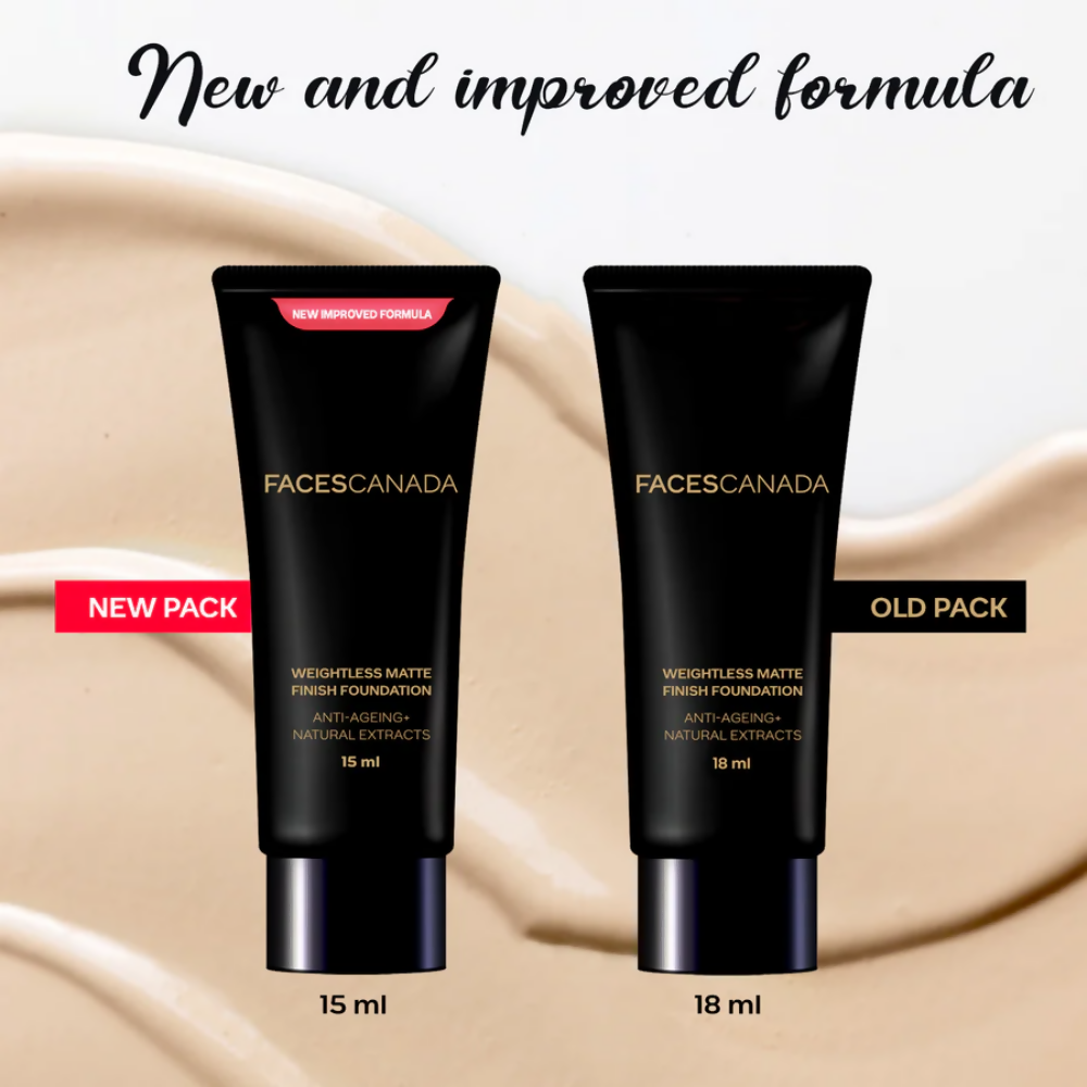 Faces Canada Weightless Matte Finish Foundation - Medium Natural 022