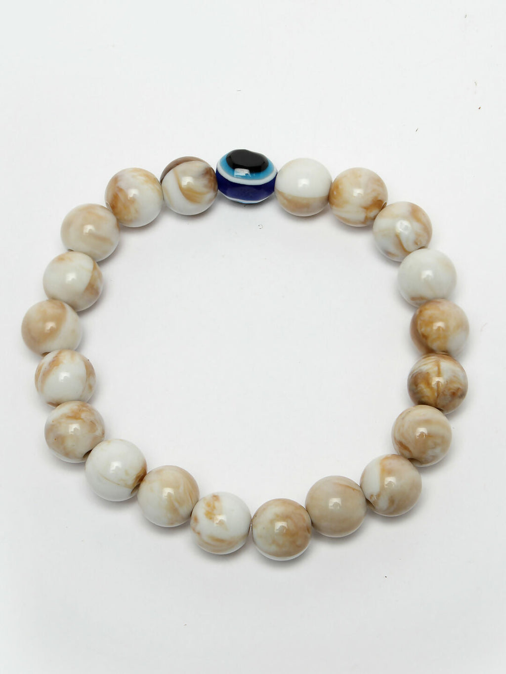 NVR Men & Women Marble Evil Eye Adjustable Bracelet - Distacart
