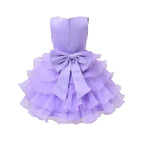 Asmaani Baby Girl's Lavender Color Satin Knee Length Frock (AS-DRESS-22067)