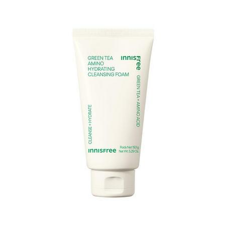 Innisfree Green Tea Amino Acid Foam Cleanser - Hydrating Soft & Rich Cleanser