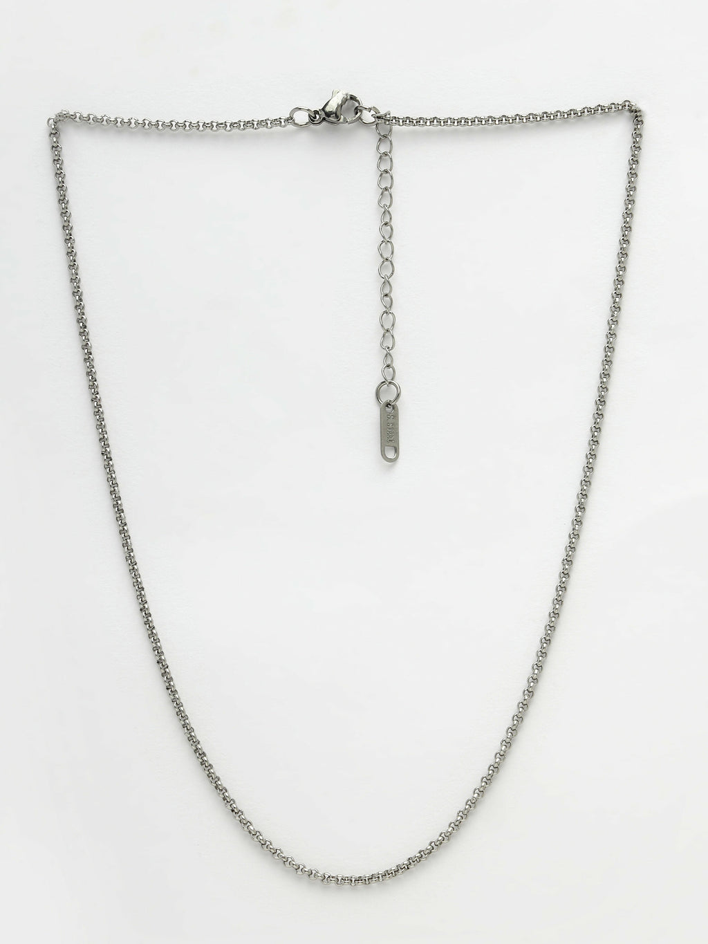NVR Women's Set of 3 Silver-Toned German Silver Oxidised Chain