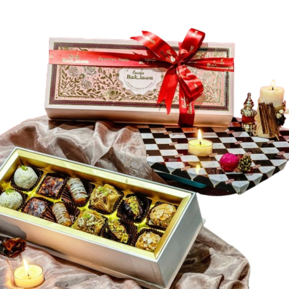 Gwalia Sweets Baklawa Royal Festive Box - Distacart