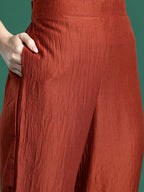 Indo Era Women Ethnic Motifs Embroidered Regular Sequinned Kurta with Trousers & With Dupatta - Distacart