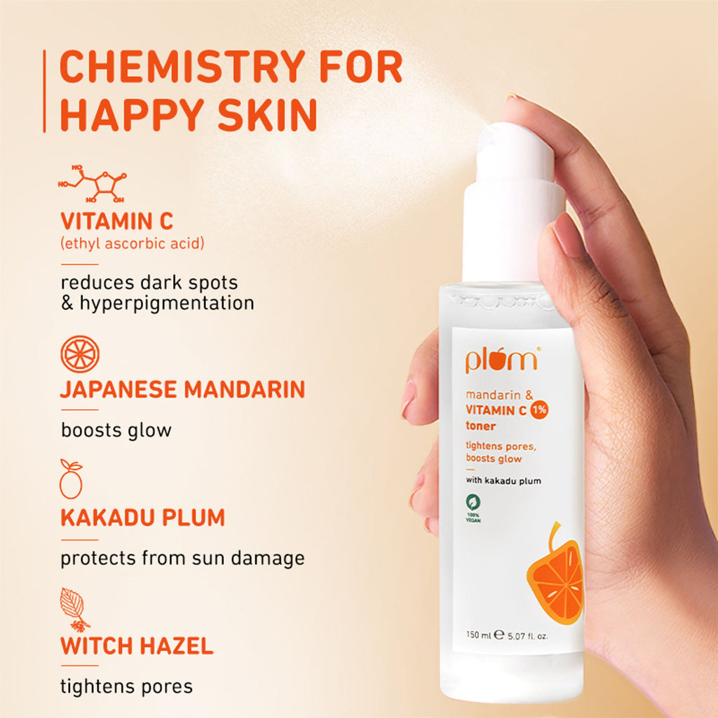 Plum 1% Vitamin C Toner With Mandarin & Kakadu Plum