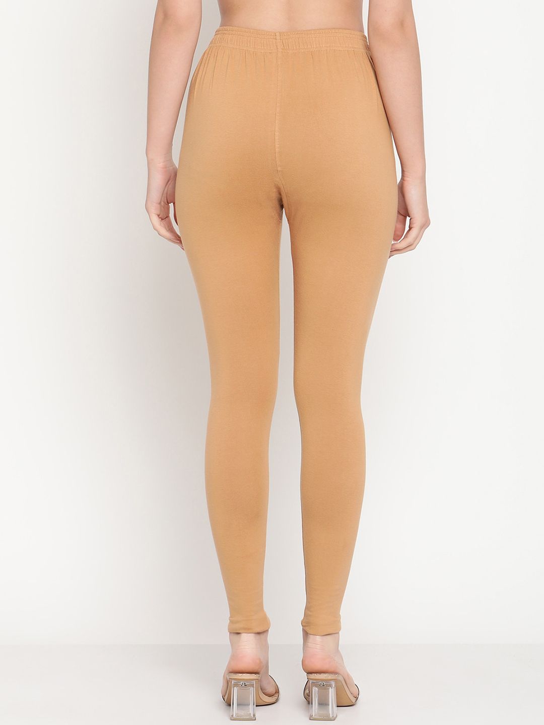 TAG 7 Women Pack Of 2 Solid Comfort-Fit Ankle-Length Leggings