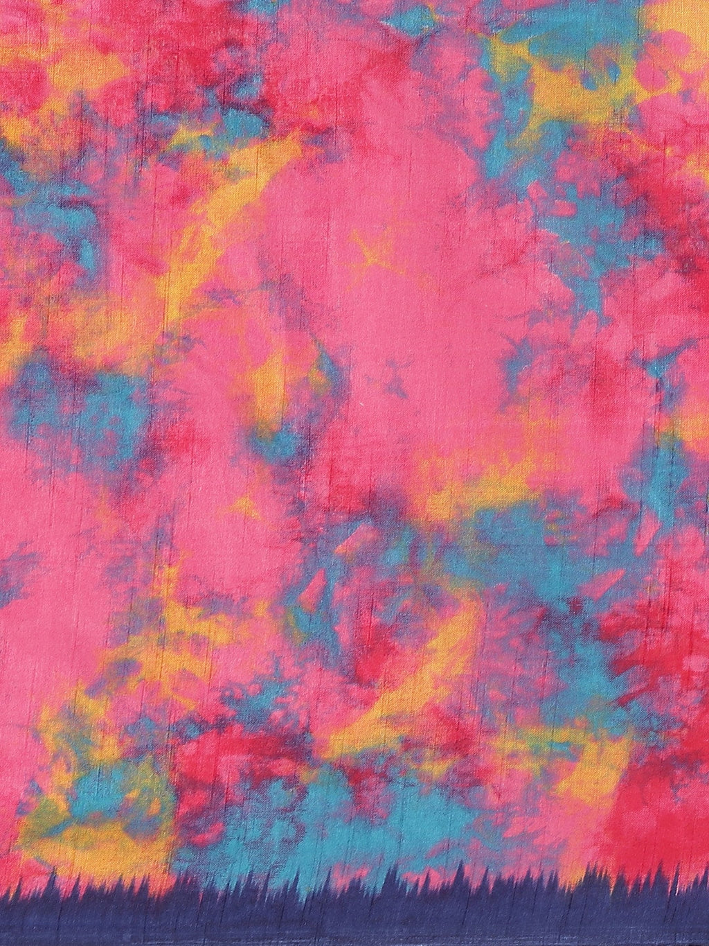 Saree Mall Pink & Blue Dyed Saree - Distacart