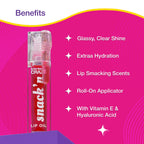 Swiss Beauty Craze Snack'N Nourishing Lip Oil - 1. Cinnamon Roll - Distacart