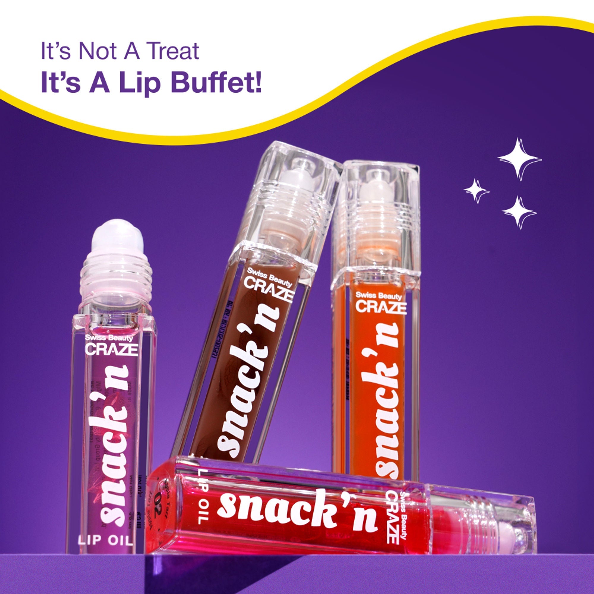 Swiss Beauty Craze Snack'N Nourishing Lip Oil - 4. Pumpkin Pie - Distacart