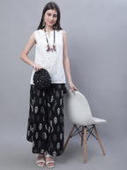 TAG 7 Women Floral Printed Flared Palazzos