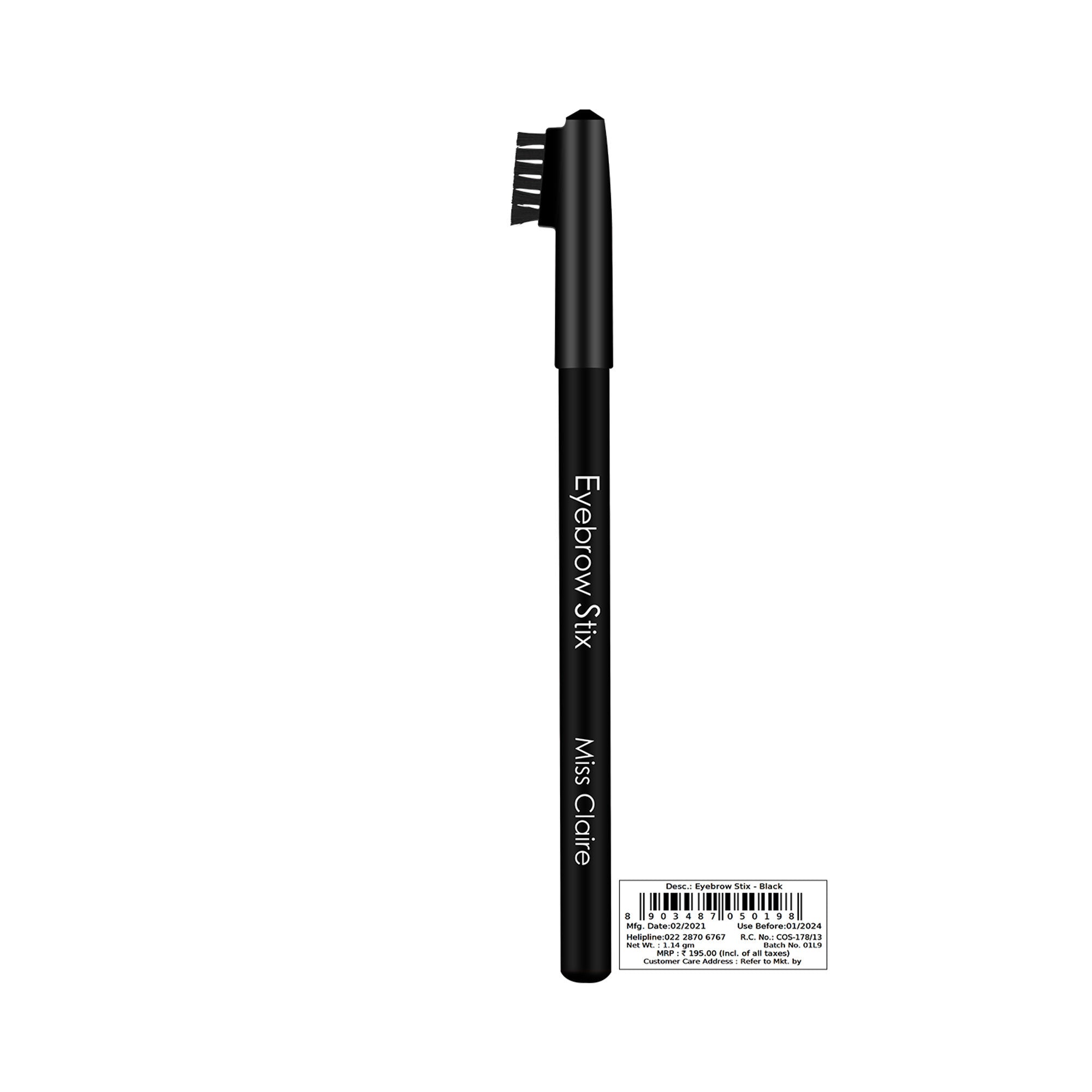 Miss Claire Eyebrow Stix - Black - Distacart