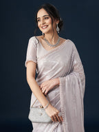 kasee Sequinned Embellished Saree - Distacart