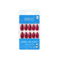 shills professional reusable press on nails almond spn608