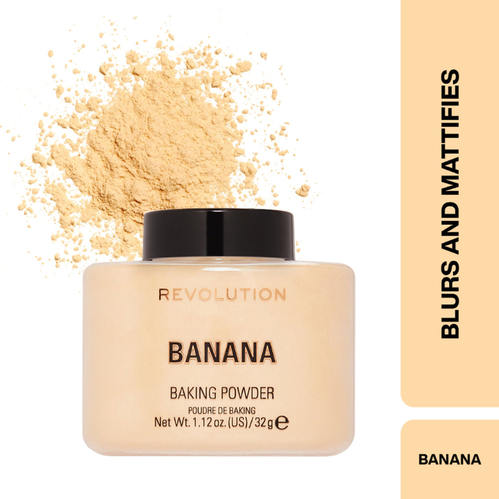 Makeup Revolution Loose Baking Powder - Banana