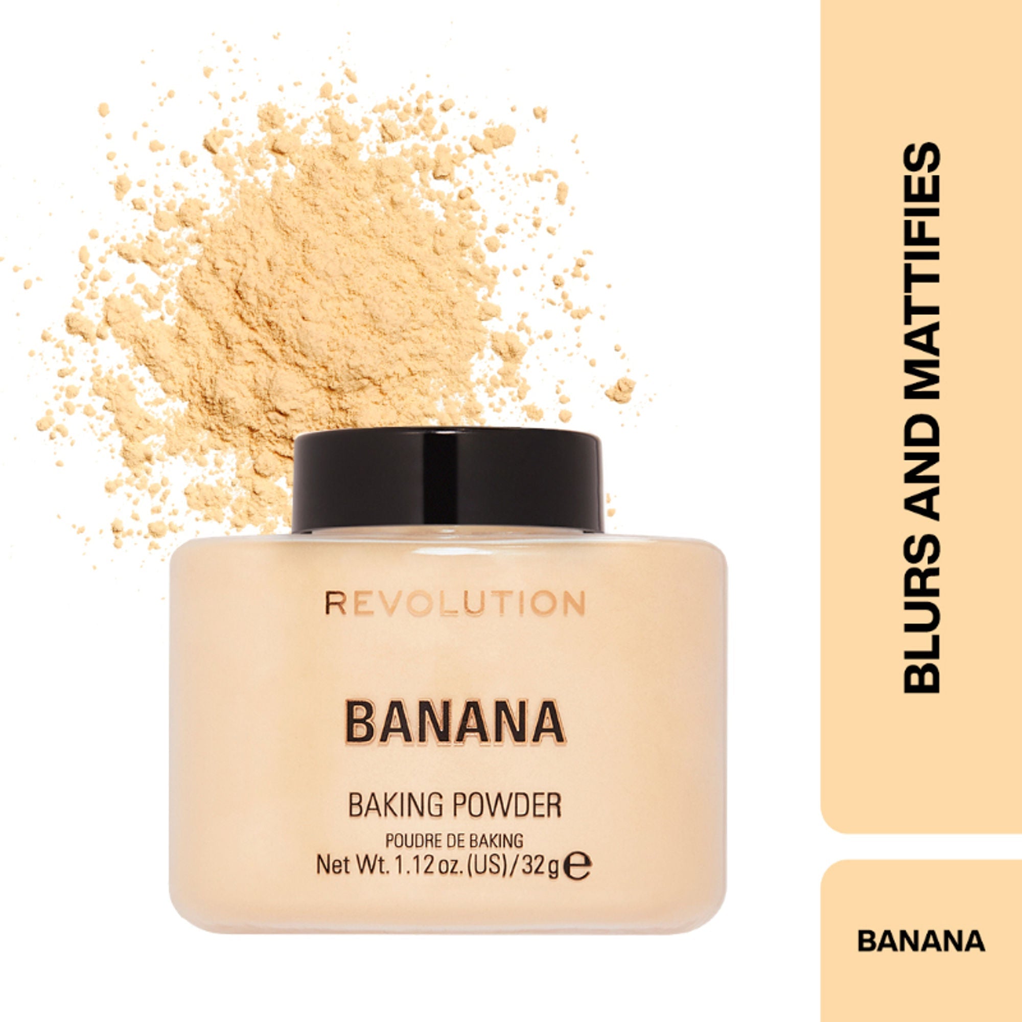 Makeup Revolution Loose Baking Powder - Banana