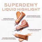 Makeup Revolution Superdewy Liquid Highlighter - Pink Light