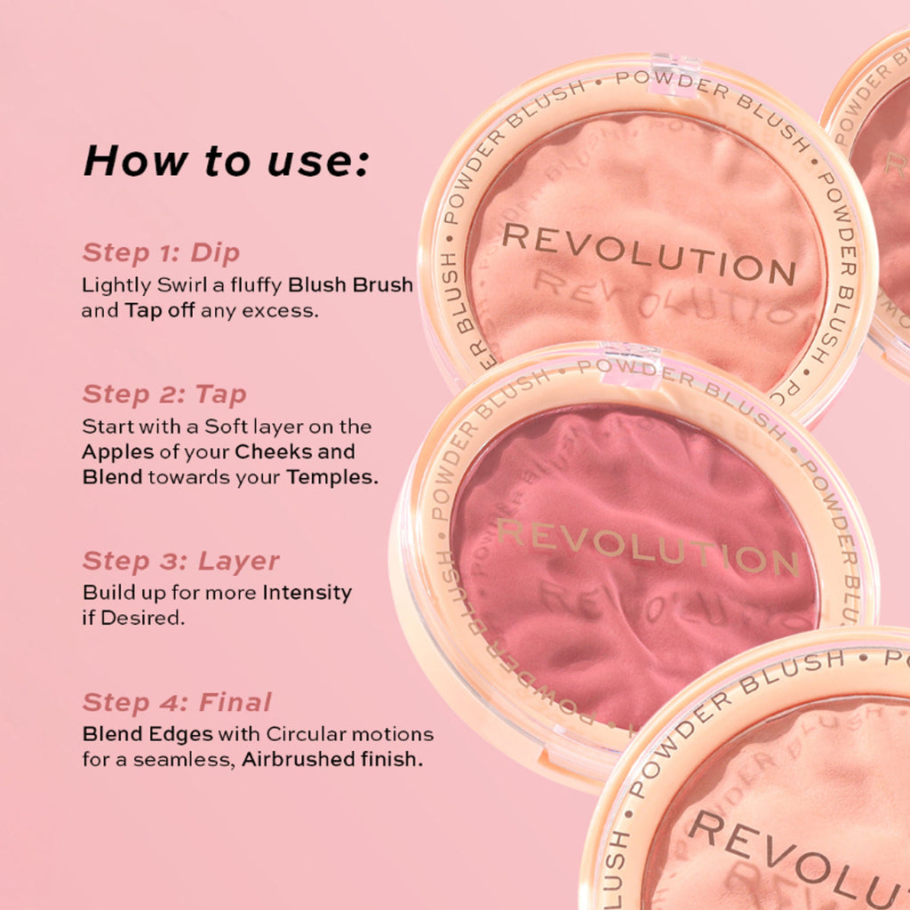 Makeup Revolution Blusher Reloaded - Pink Lady - Distacart