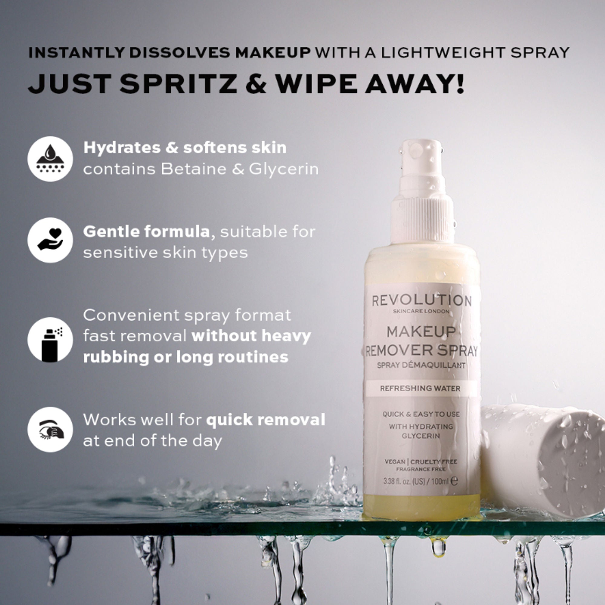 Makeup Revolution Skincare Make Up Removal Spray - Distacart