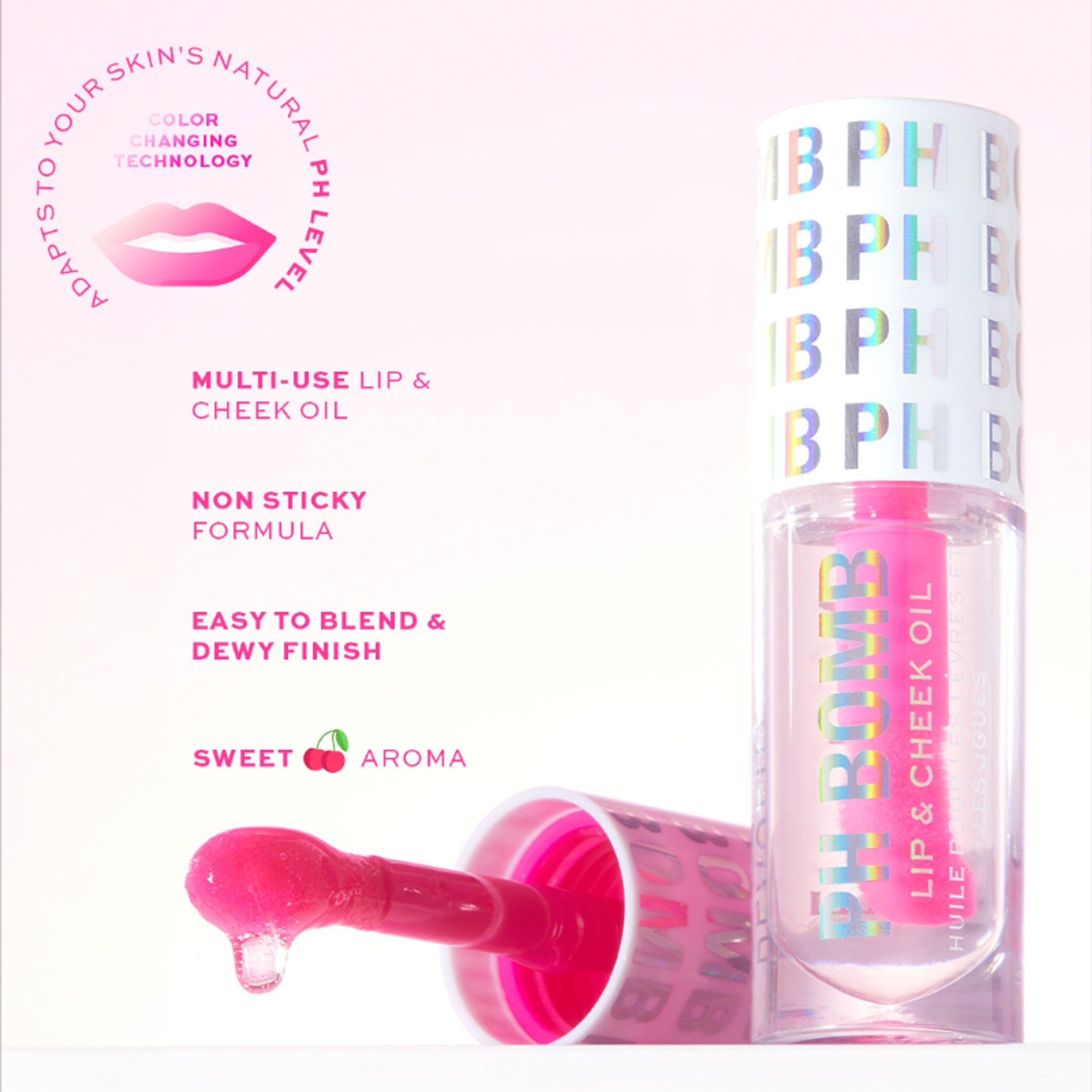 Makeup Revolution Ph Bomb Lip & Cheek Oil Universal - Distacart