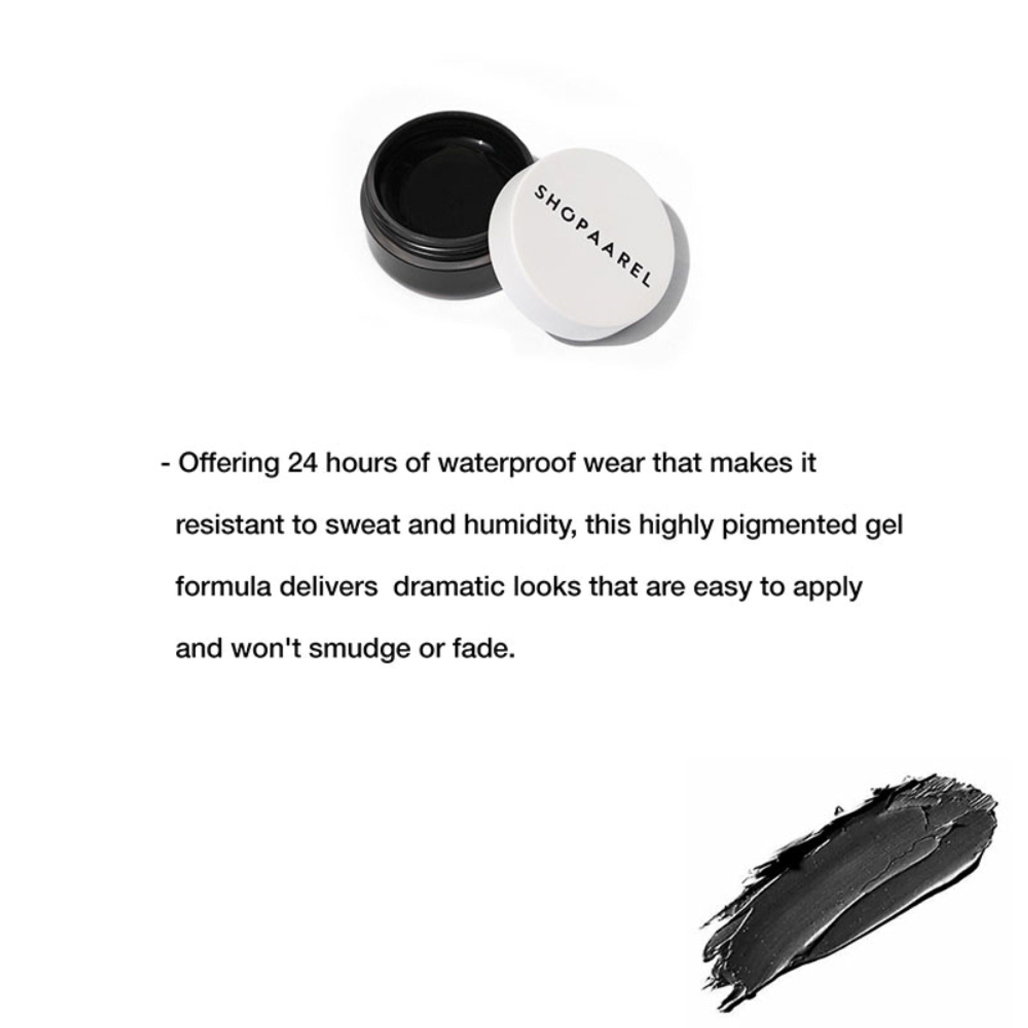 Shopaarel Gel Eyeliner - Black