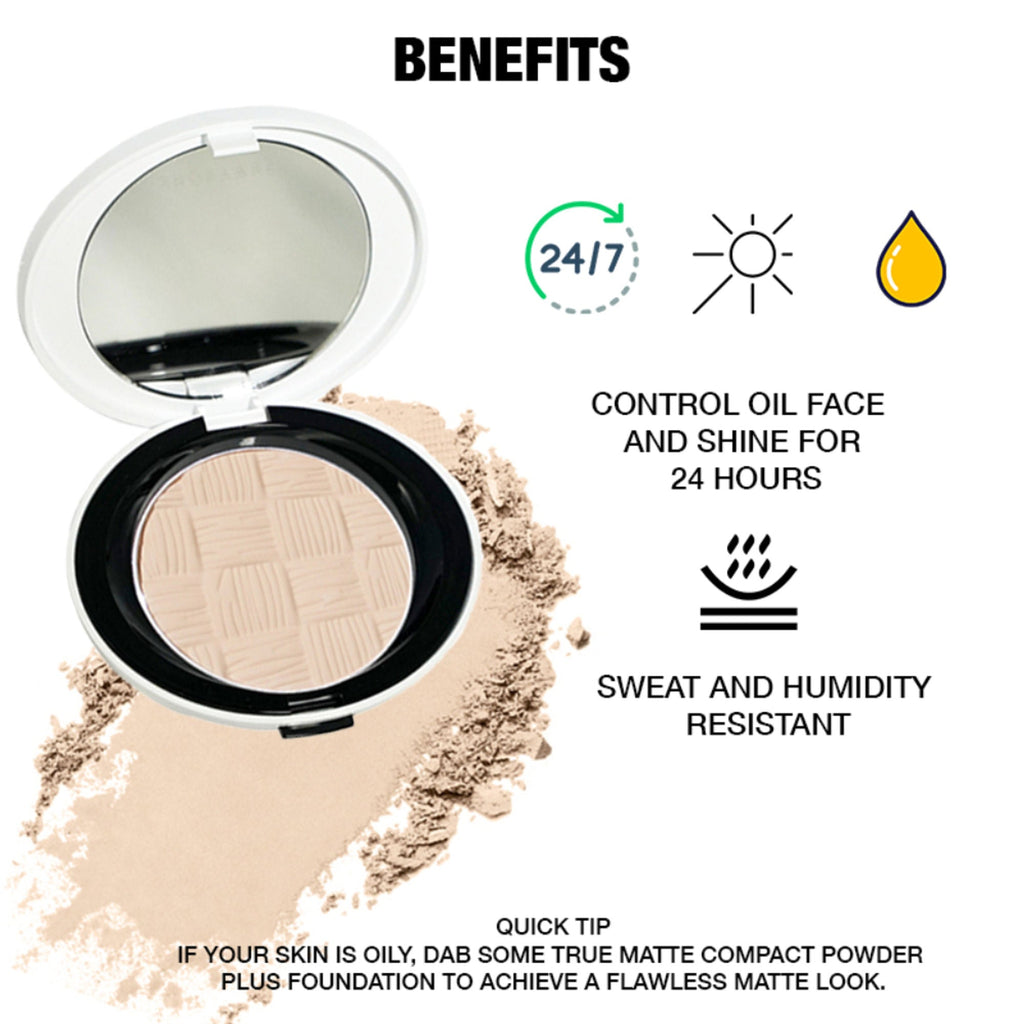 Shopaarel True Matte Comapct Powder - 1
