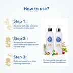 The Moms Co Natural Protein Hair Care Bundle