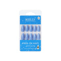 shills professional reusable press on nails almond spn654