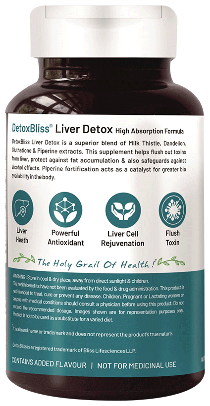 Bliss Welness Liver Detox Veg Tablet
