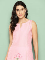 Ahalyaa Women's Traditional wear Kurta Set - Pink