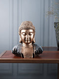 The White Ink Decor Meditation Buddha Idol