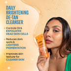 Nykaa Anti-Acne Face Wash With Salicylic Acid, Tea Tree & Neem - For Oily & Acne Prone Skin - Kojic Acid Papaya Enzyme Orange Peel