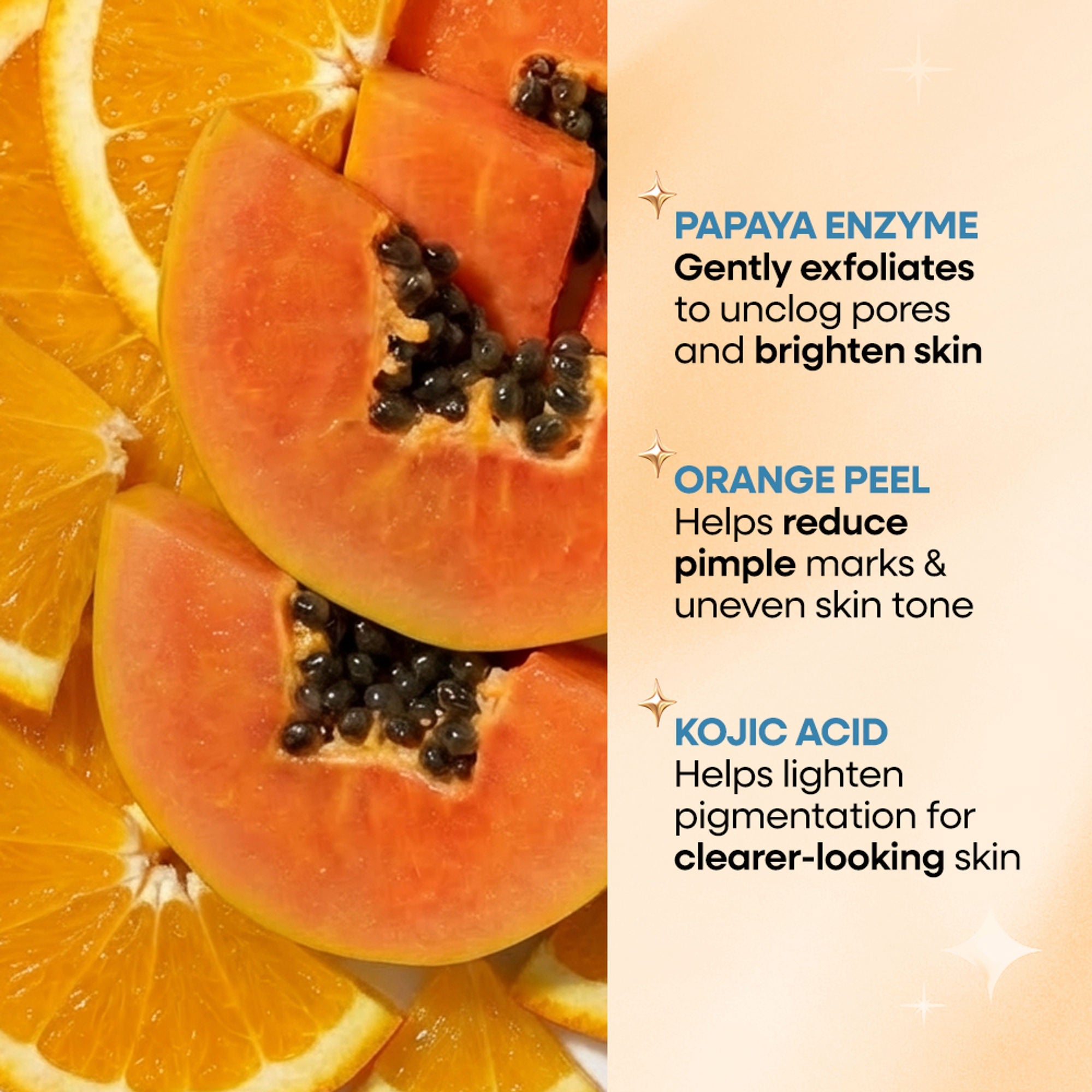 Nykaa Anti-Acne Face Wash With Salicylic Acid, Tea Tree & Neem - For Oily & Acne Prone Skin - Kojic Acid Papaya Enzyme Orange Peel
