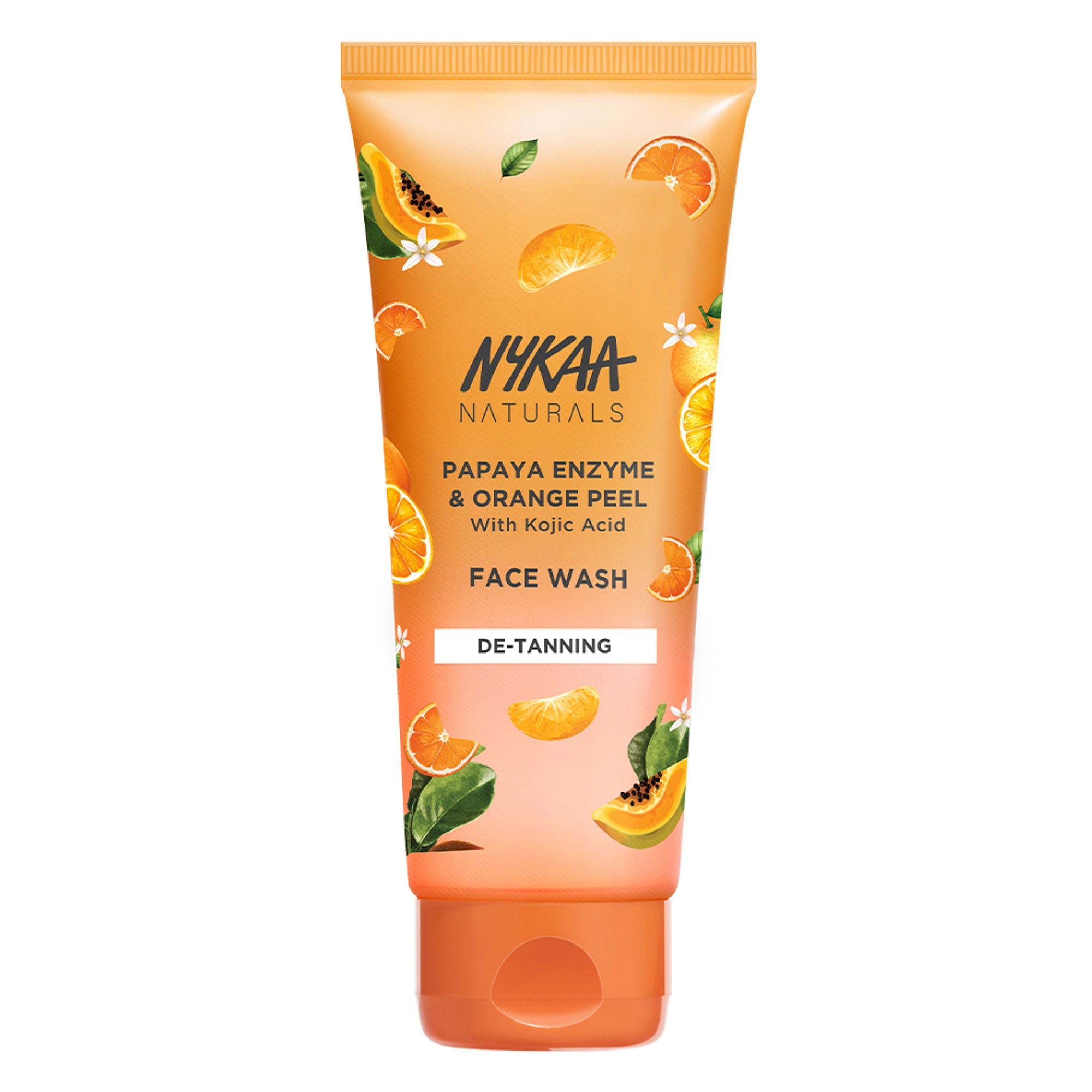 Nykaa Anti-Acne Face Wash With Salicylic Acid, Tea Tree & Neem - For Oily & Acne Prone Skin - Kojic Acid Papaya Enzyme Orange Peel
