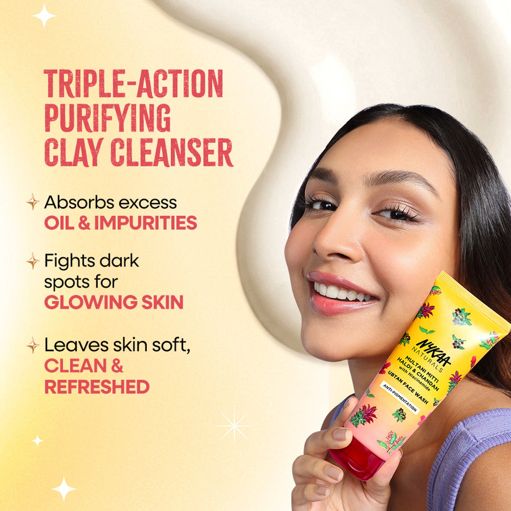 Nykaa Anti-Acne Face Wash With Salicylic Acid, Tea Tree & Neem - For Oily & Acne Prone Skin - Niacinamide Multani Mitti