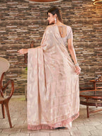 Tikhi Imli Woven Design Satin Jacquard Ready to Wear Saree - Distacart