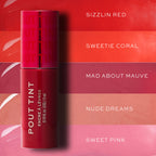 Makeup Revolution Pout Tint - Sizzlin Red - Distacart