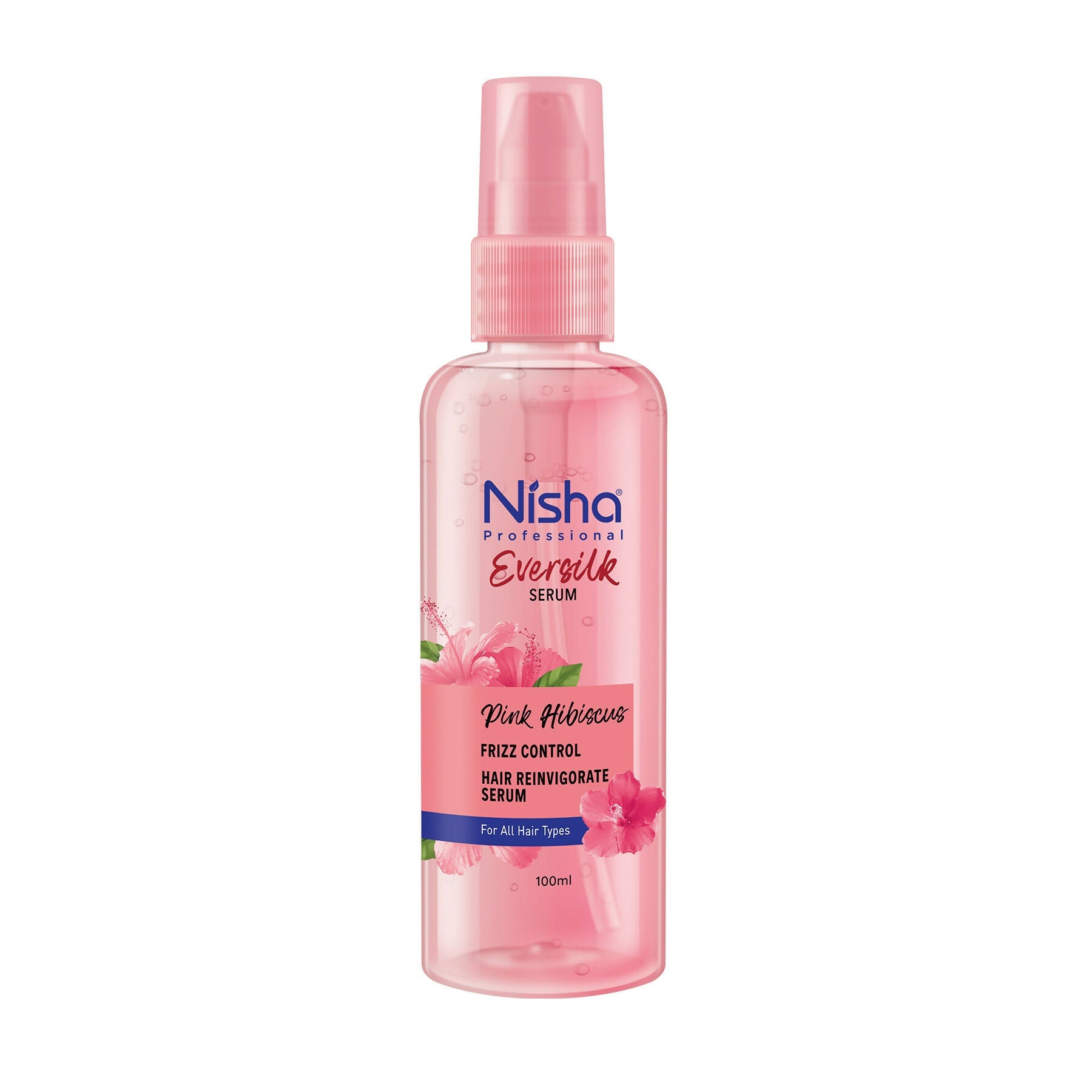 Nisha Hair Serum Eversilk Pink Hibiscus Serum - Distacart