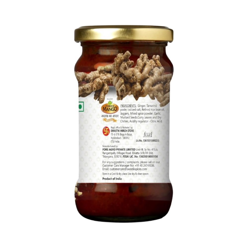 Three Mango Ginger Pickle