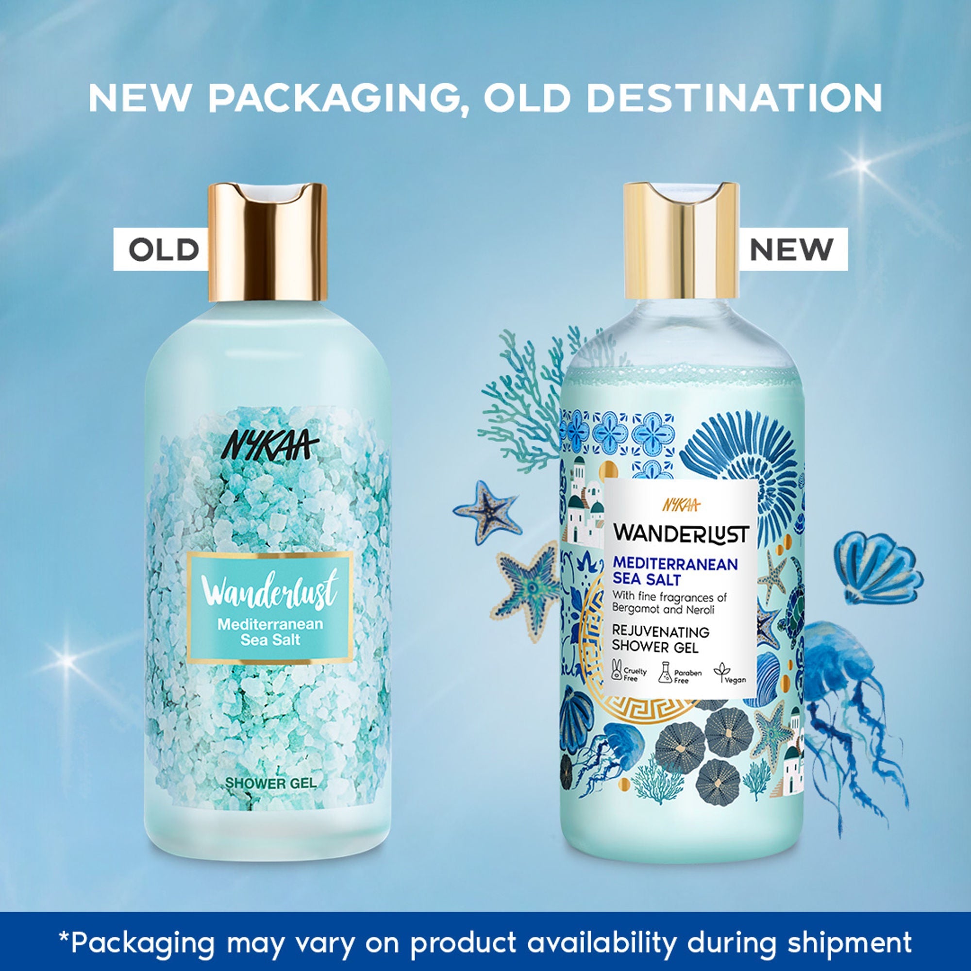 Wanderlust Shower Gels - Mediterranean-Sea-Salt