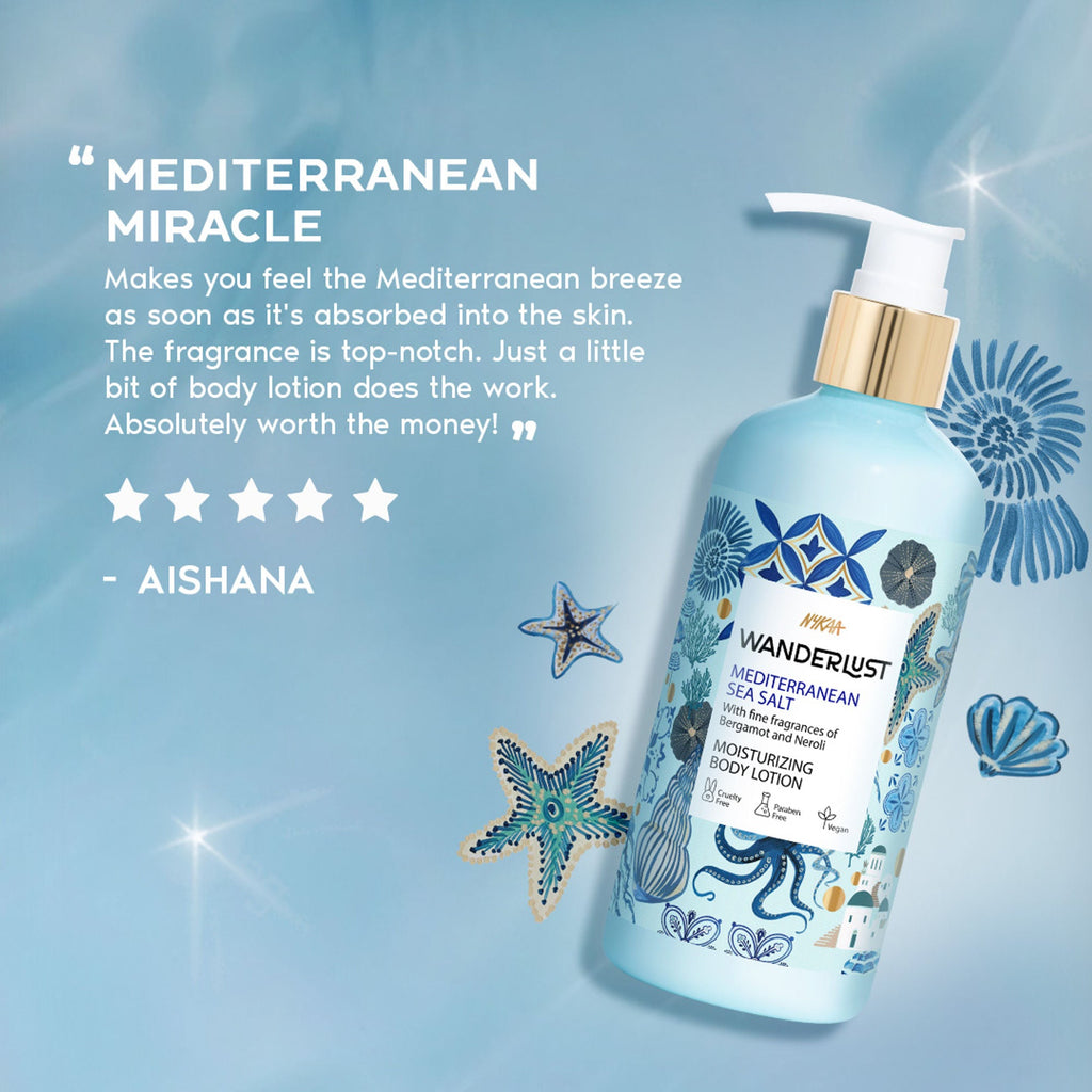 Wanderlust Moisturizing Body Lotion - Mediterranean-Sea-Salt