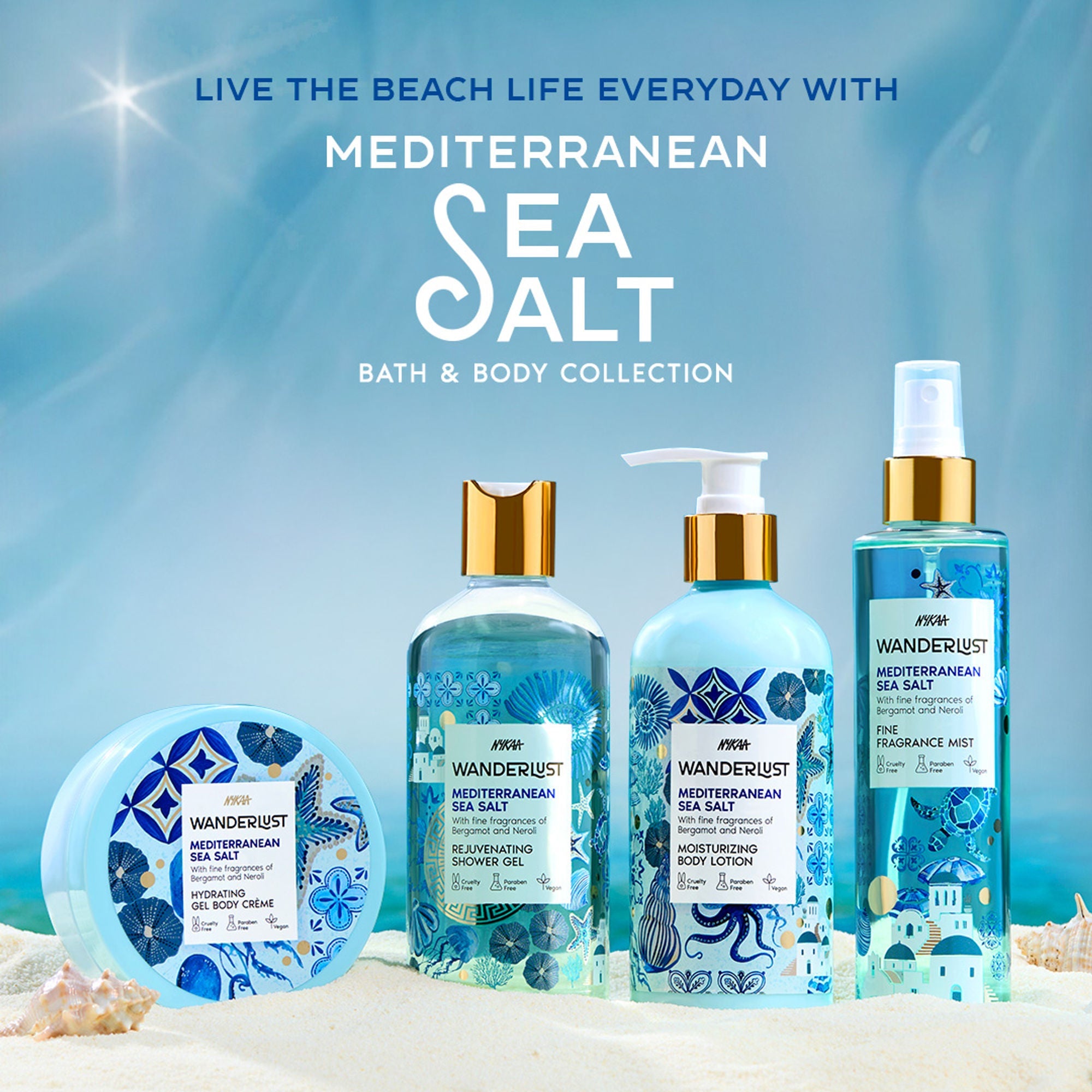 Wanderlust Moisturizing Body Lotion - Mediterranean-Sea-Salt