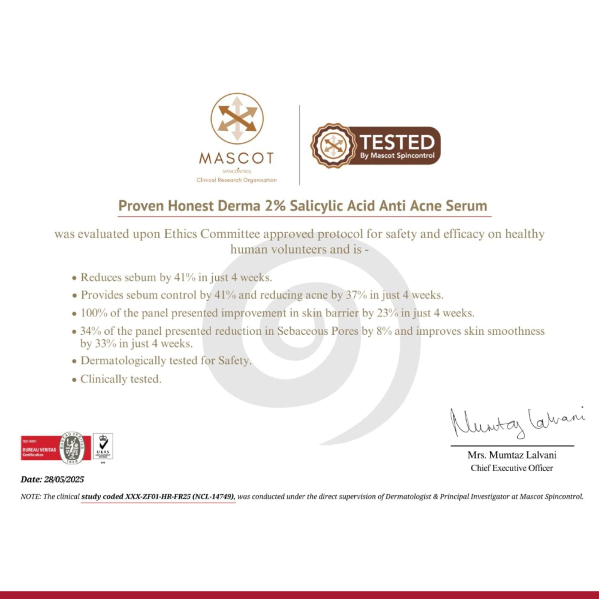 Proven Honest Derma (PHD) 2% Salicylic Acid Anti-Acne Serum - Distacart